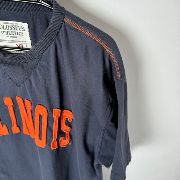 Vintage University of Illinois T Shirt Colosseum Athletics LA Men's XL - Picture 2 of 10